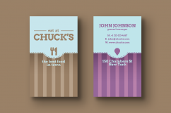 Local Diner Business Card Templates Product Image 3