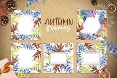 Watercolor autumn leaves png Product Image 3