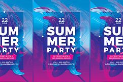 Summer Liquid Flyer Templates Product Image 1