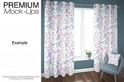 Curtains &amp; Pillow Mockup Pack Product Image 16