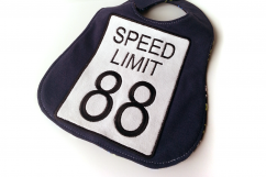 Speed Limit 88 Sign Applique Embroidery Design Product Image 1