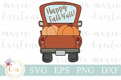 Fall Truck Cut File Product Image 1
