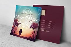 Beach Fun Party Postcard Product Image 3