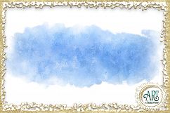 Blue Glitter Digital Clipart Brush Stroke - 24 of beautiful PNG files Product Image 5