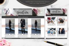 3-Page Media Kit Template - BLOOMY - Press Kit for Blog, MS WORD (.docx), incl. Overview sheet/ Portfolio sheet/ Pricing sheet Product Image 5