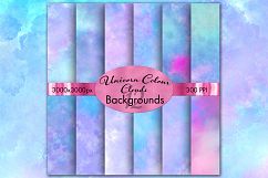 Unicorn Colour Clouds Backgrounds - 12 Image Set Product Image 1