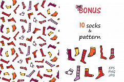 Xmas Cats clip-art, patterns, cards Product Image 7