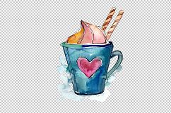 Christmas gifts PNG watercolor set Product Image 6