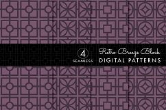 Purple Retro Breeze Block Patterns Product Image 1