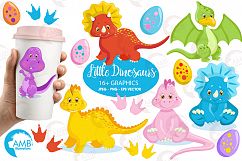 Baby Dinosaurs clipart, graphics, illustrations AMB-1203 Product Image 1