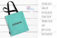Tote Bag Mock-up. PSD, smart objects Product Image 3