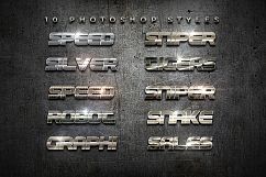 Silver Light Text Effect Product Image 4