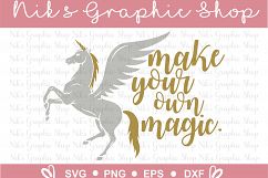 Unicorn Svg, Magic Svg, Make your own Magic Svg, Cut Files Product Image 2