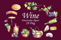 Watercolor Wine Collection Product Image 3