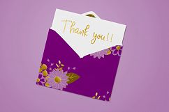 Purple and golden floral collection.  Product Image 3