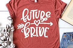 Future Bride SVG DXF Cut File, Future Mrs Svg, Bride Svg Product Image 1