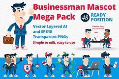 Business Man Mascot Mega Pack Bundles - 48 ready position Product Image 1