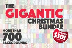 Christmas Super Bundle of Patterns and Illustrations Product Image 2