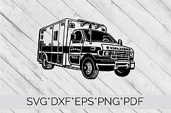 Ambulance SVG Cutting File  Product Image 2