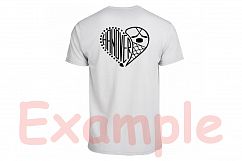 Hanover sport heart SVG School Spirit football 995s Product Image 4