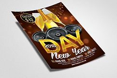 New Year Party Flyer Product Image 3