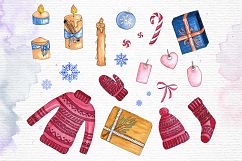 Watercolor Winter Illustrations Product Image 3