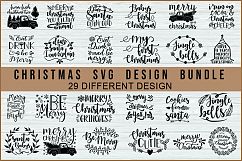 29 Christmas Quotes SVG Design Bundle Vol 3 Product Image 1