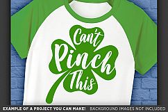 Can&#039;t Pinch This SVG - Kids St. Patricks Day Shirt - 1070 Product Image 3