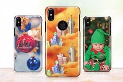 Apple iPhone X 3d IMD Case Mockup Back view  Product Image 3