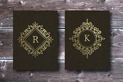 Set of vintage frames and monograms Product Image 2