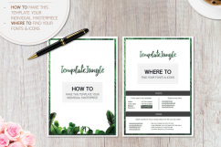 Modern Resume Template - CREATIVE - Professional CV Template for Word (A4 Format) *fully customizable* Product Image 5