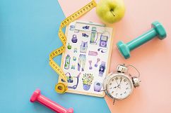 Healthy Lifestyle Clipart Product Image 2