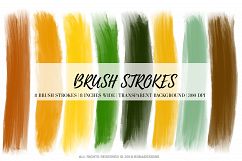 Brush Strokes, Digital Brush Strokes Product Image 1
