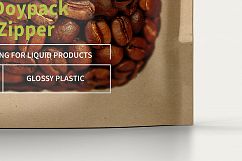 Kraft Transparent Doypack With Zipper Product Image 6