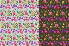 Drawn Flower Patterns and Elements Product Image 9