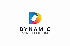 Dynamic D Letter Logo Product Image 1