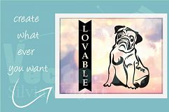 Pug SVG - Cut File for Crafters Product Image 1