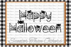Halloween svg, Happy Halloween svg, Spiders svg Product Image 1