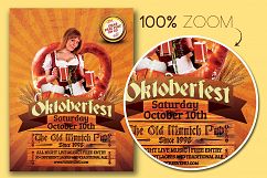 Oktoberfest Pretzel Flyer Template Product Image 2