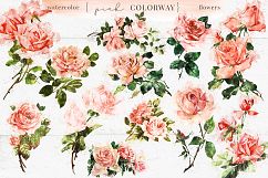 Farmhouse Watercolor Flowers &amp; Monograms Product Image 9