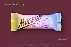 Matte Snack Bar Mockup Product Image 4