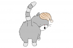 Sleepy Cats CLIP ART Product Image 7