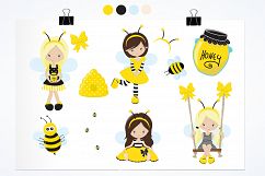 Busy Bees graphics and illustrations Product Image 2