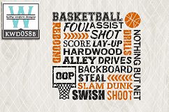 Basketball Cutting Files KWD058B Product Image 1