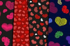 24 Valentine Seamless Patterns Product Image 4
