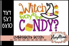 Witch Way To The Candy - Halloween Embroi Product Image 1