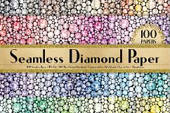 100 Seamless Diamond Pattern Digital Papers 12 x 12 inch Product Image 1