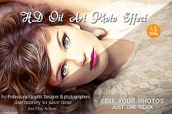 HD Oil Art Photo Effect Product Image 1