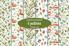Cute Fox - Watercolor Clip Art Set Product Image 4