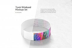 Tyvek Wristband Mockups Set Product Image 1